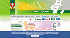 Desktop Screenshot of bip.starostwo.bedzin.pl