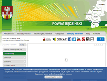 Tablet Screenshot of bip.starostwo.bedzin.pl