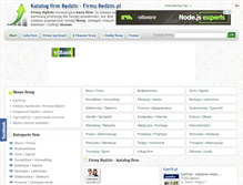Tablet Screenshot of firmy.bedzin.pl