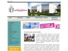 Tablet Screenshot of biblioteka.bedzin.pl