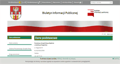 Desktop Screenshot of bip-pzd.powiat.bedzin.pl