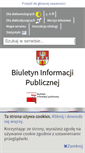 Mobile Screenshot of bip-pzzoz.powiat.bedzin.pl